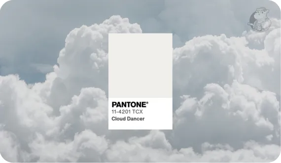 Cloud Dancer kolor roku 2026 Pantone